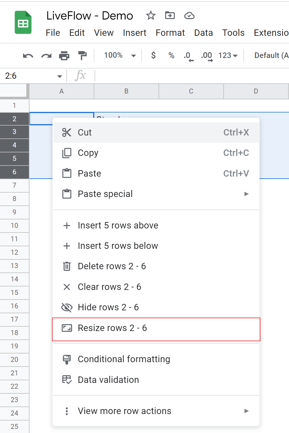 How To Resize Rows In Google Sheets On Chromebook